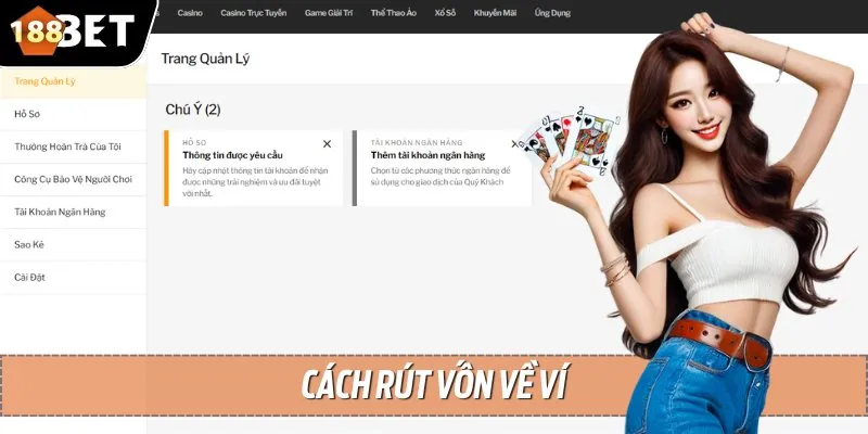 Trang Chủ 188Bet 9 Hướng dẫn người mới tiến hành rút vốn sau khi giành chiến thắng