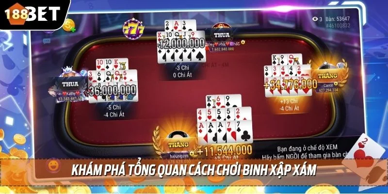 Cách Chơi Binh Xập Xám Chuẩn Nhất Tại Cổng Game 188BET 2 Khám phá tổng quan cách chơi binh xập xám