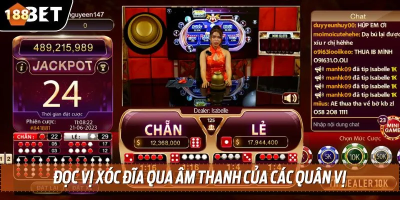 4 Cách Đọc Vị Xóc Đĩa Từ Cao Thủ, Hốt Bạc Về Túi Mỗi Ngày 3 Dựa vào âm thanh để đọc vị Xóc Đĩa thành công